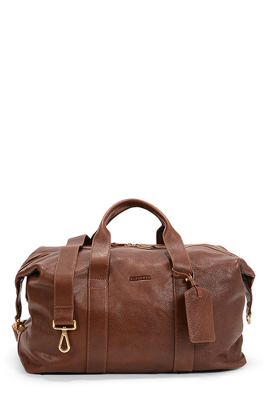 Weekender Leather Duffle Brown