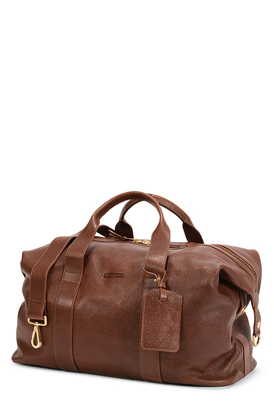 Weekender Leather Duffle Brown