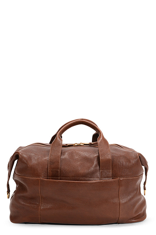 Weekender Leather Duffle Brown
