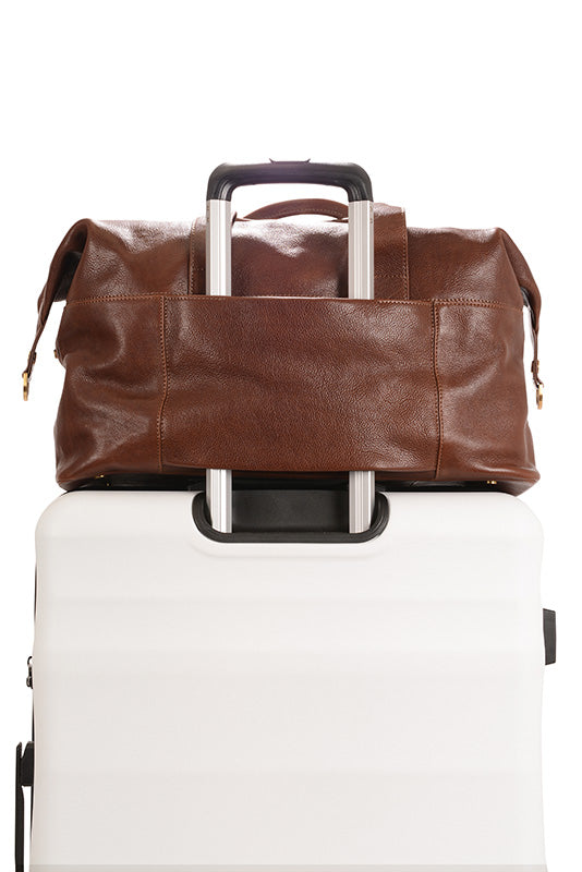 Weekender Leather Duffle Brown