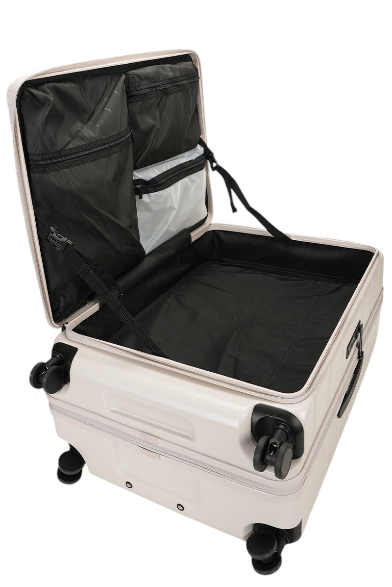 Arlo Pro Top Open Large Checked Oat