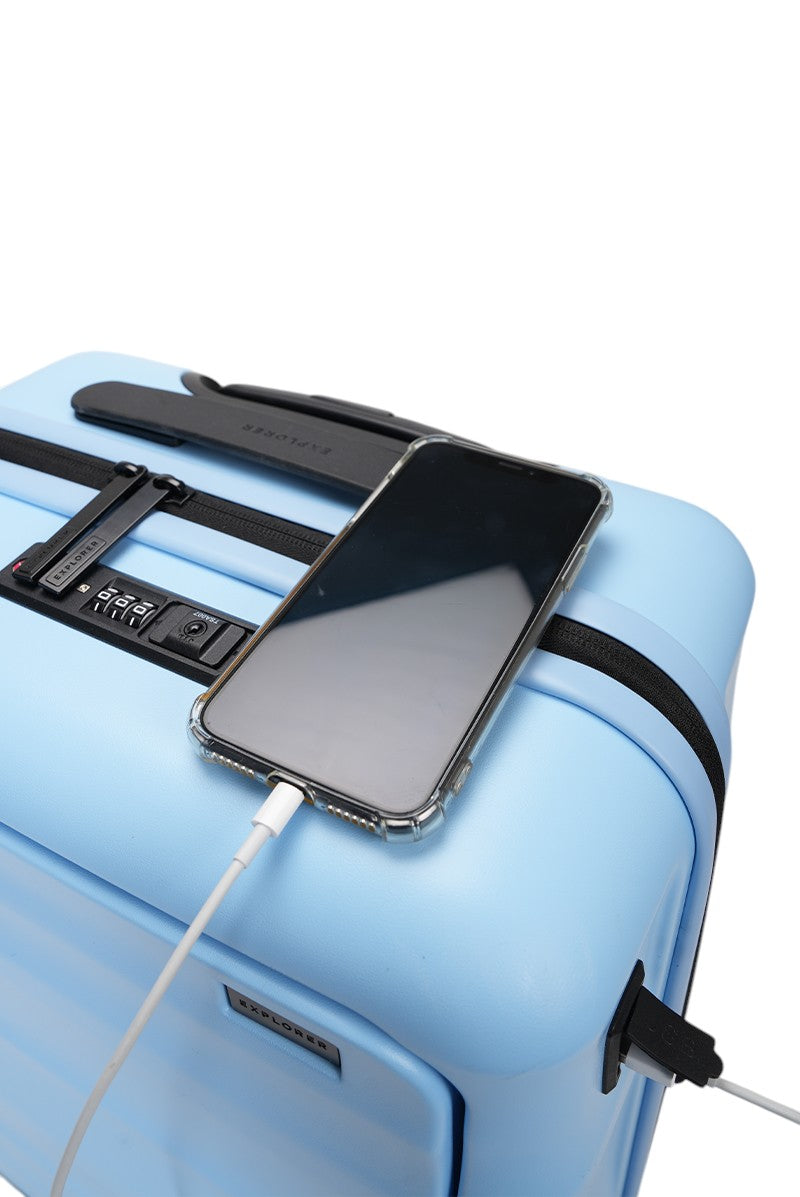Luna-Air Front Access Carry-On Sky Blue