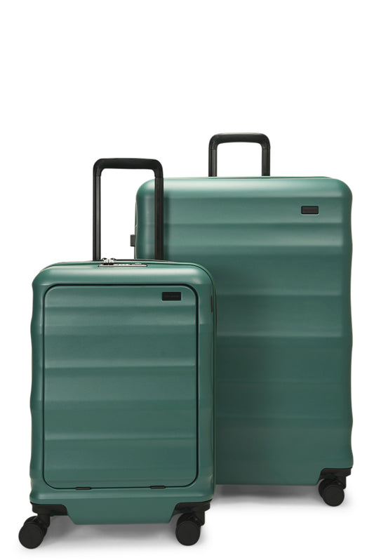 Luna-Air Front Access Carry-On & Large Set Forest Green