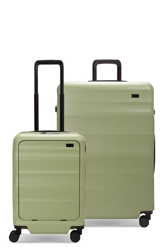 Luna-Air Front Access Carry-On & Large Set Sage