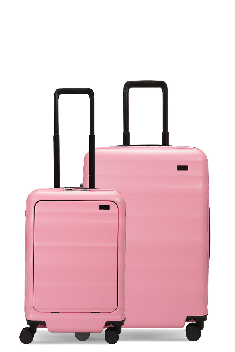 Luna-Air Front Access Carry-On & Medium Set Candy Pink